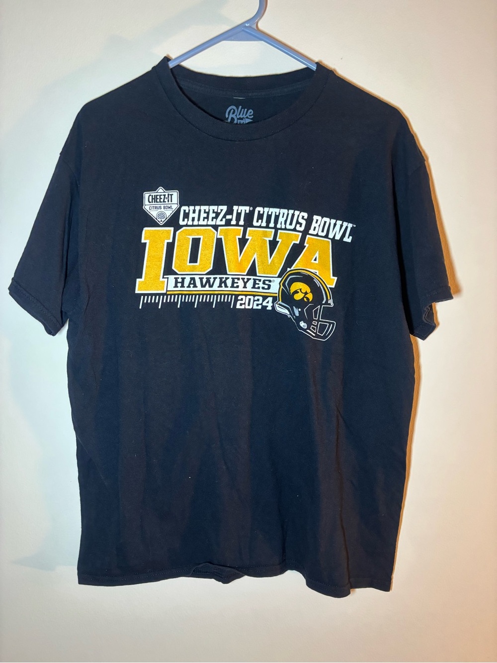 Iowa Hawkeyes 2024 Cheez-It Citrus Bowl Black T-Shirt